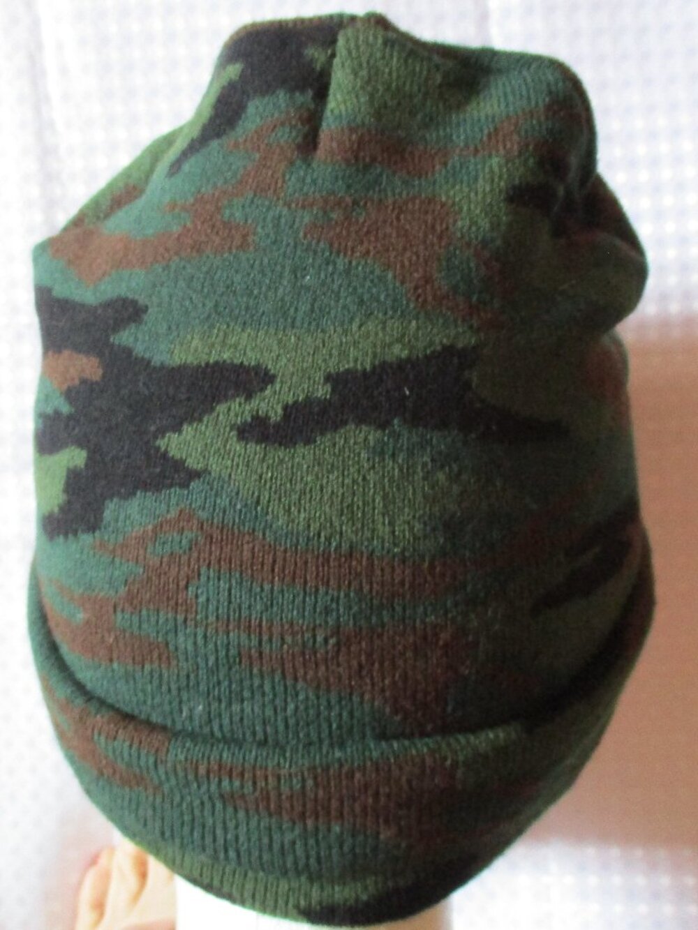 2018 NWOT Aeropostale Unisex One Size Multicolored Thick Camo Beanie/Hat